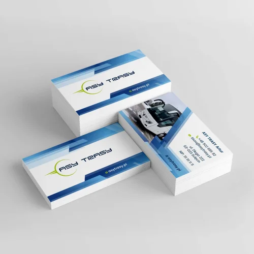 Wizytówki standardowe - projekt i druk