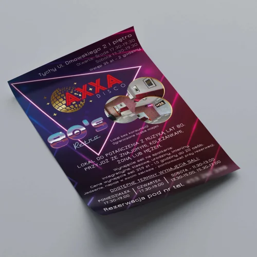 Plakat A2 - projekt i druk