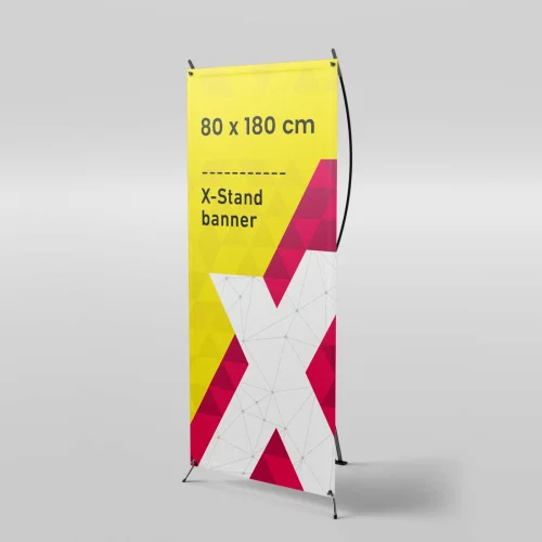 X-BANER 80 x 180 cm - projekt i druk
