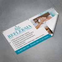 Baner reklamowy 2 x 1 m - projekt i druk