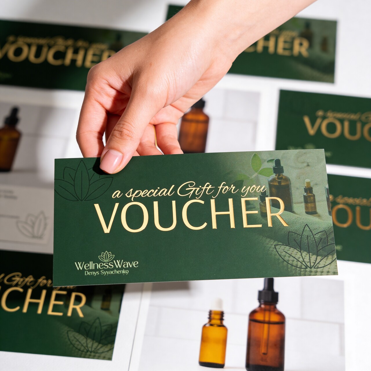 Voucher ze złoceniem 3D